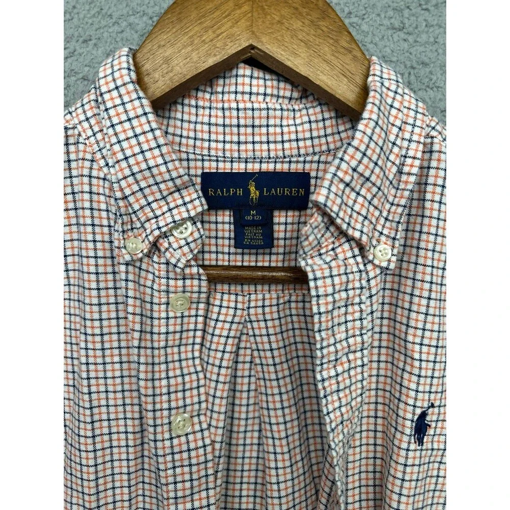 Ralph Lauren button down boys M 10-12